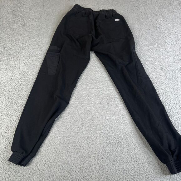 FIGS Scrub Pant Women XS Black Technical Drawstring  Bottom Jogger W21SW204 - Picture 2 of 16